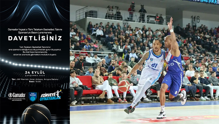 Gamador İnşaat, Türk Telekom Basketbol Takımı’na sponsor oldu