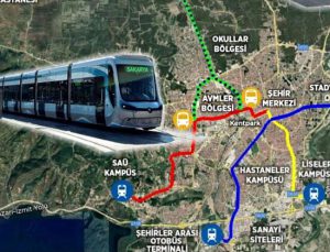 Adapazarı–Serdivan Tramvay Hattı için çalışmalar başlıyor