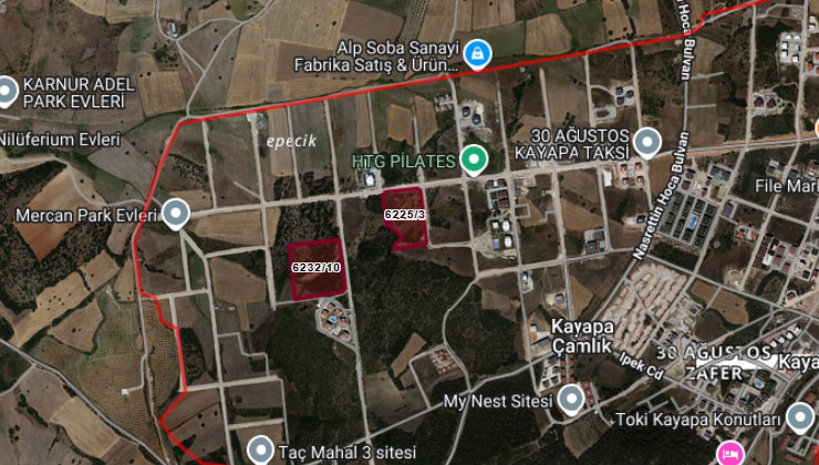 Bursa Nilüfer’de belediyeden satılık değerli iki arsa!