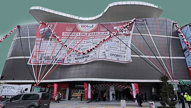 Vanmall AVM’de 75 işyeri ve otopark, 10 yıllığına kiraya verilecek