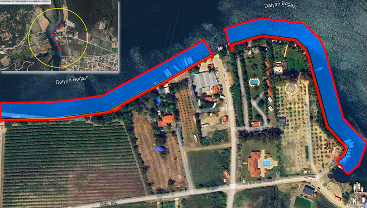 Dalyan Kanalı’nda 43 milyon TL’lik iskele projesi tamamlanıyor