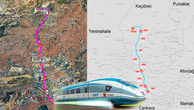 Ankara’ya yeni metro hattı: YHT Gar–Etlik–Ovacık projesi başlıyor