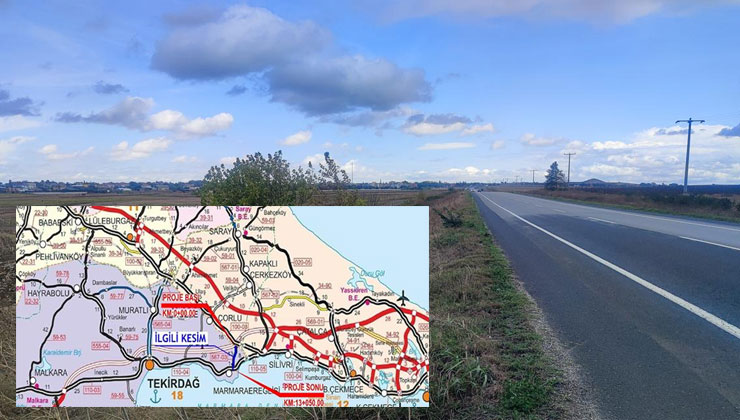 Tekirdağ’a Kınalı-Çorlu-Marmaraereğlisi Devlet Yolu geliyor!
