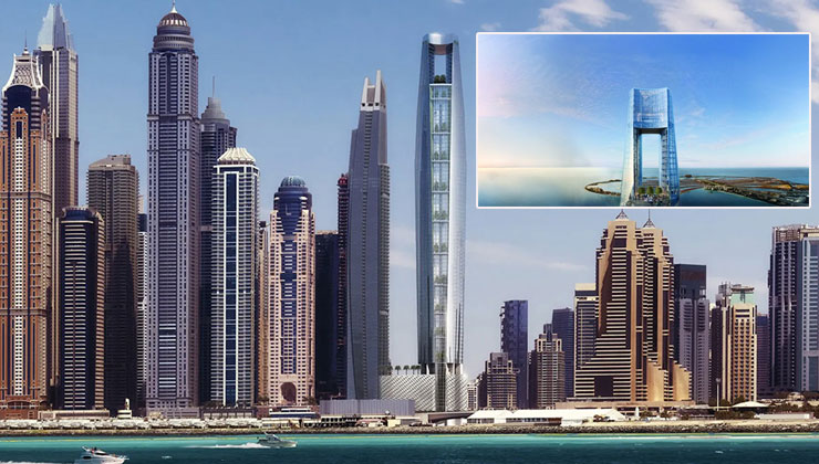 Dünyanın en yüksek oteli Ciel Dubai Marina Hotel Dubai’de açıldı