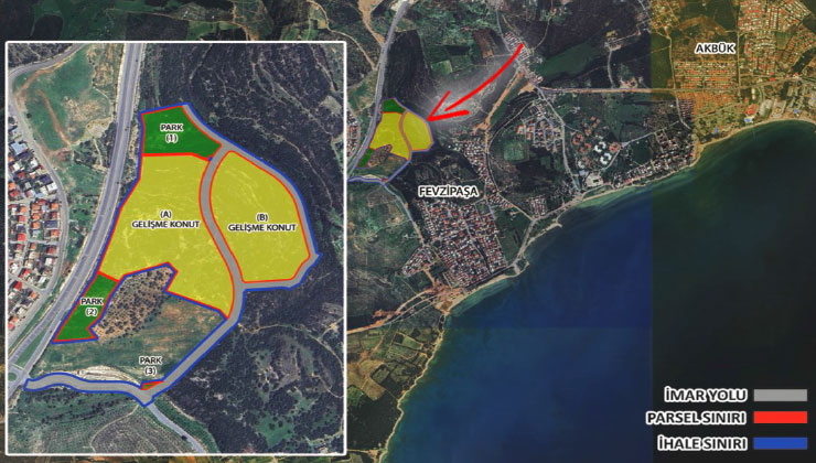 Aydın Didim Fevzipaşa 1. Etap arsasına yüksek teklif Dağ Holding’ten