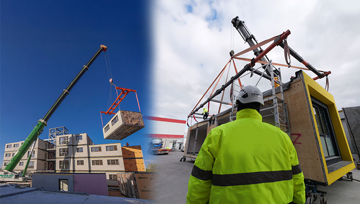 Modüler inşa teknikleriyle maliyet yüzde 20, süre yüzde 40 azalıyor