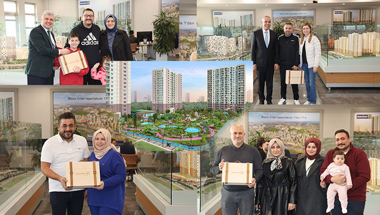 Ispartakule Bizim Evler 11’de daire teslimleri başladı