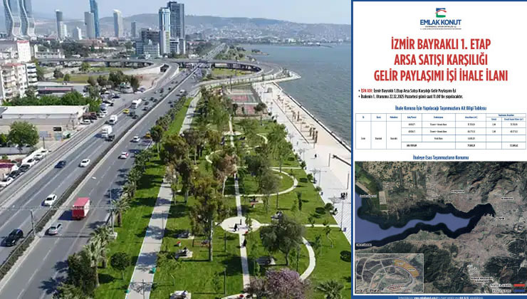 İzmir Bayraklı 1. Etap İhalesi’nde en yüksek teklif En-Ez & SLR’den geldi!