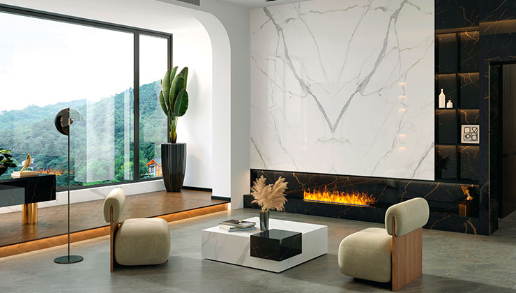 Kalebodur Panorama Koleksiyonu, yüzeyleri mekanla birleştiriyor