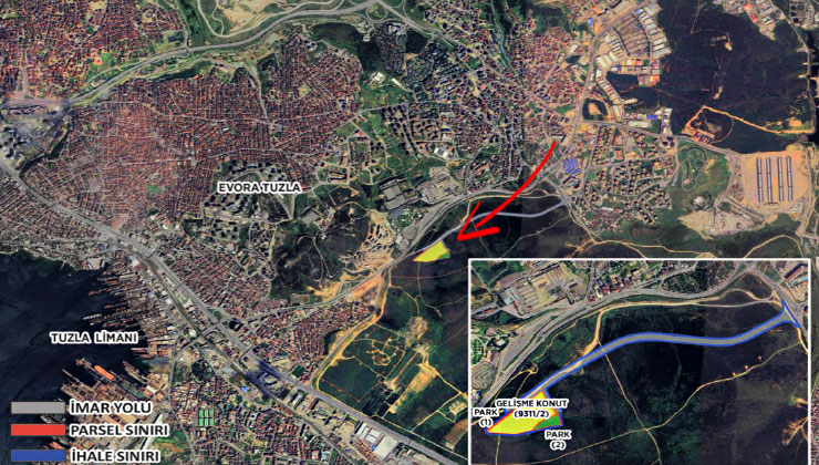 Tuzla Aydınlı 1. Etap ihalesine 10 firma ve ortaklık katıldı