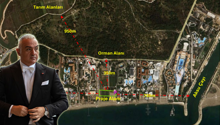 Turizm Bakanı Ersoy, şirketine günübirlik alan yapıyor