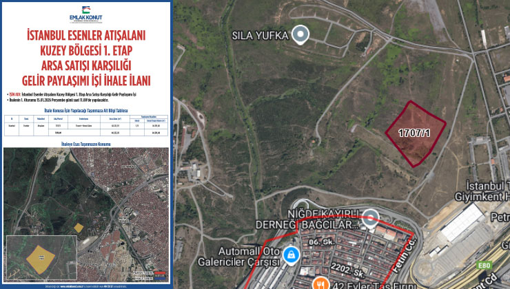 Emlak Konut Esenler Atışalanı ihalesinde 2. oturum tarihi belli oldu