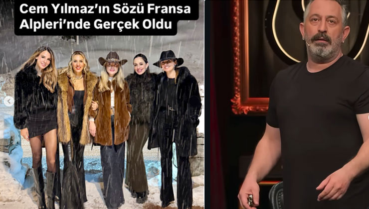 Cem Yılmaz’ın “Hep Türk var” repliği, Fransız Alpleri’nde gerçek oldu