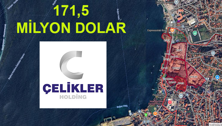 Şişecam’ın Beykoz’da deniz kenarındaki arsasını Çelikler Holding satın aldı