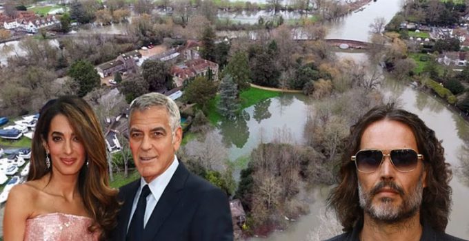 İngiltere’de Thames taştı: Ünlü malikaneleri sular altında