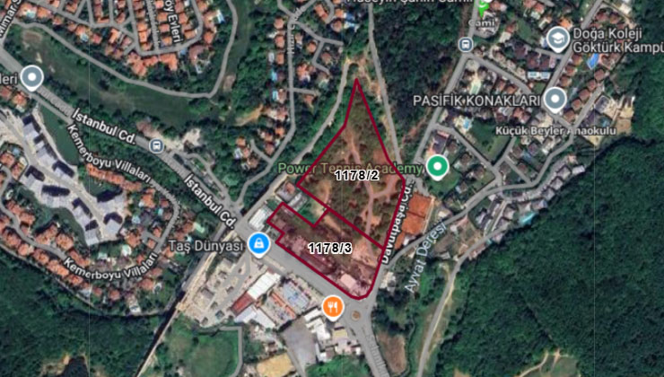 Eyüpsultan Kemerburgaz’da 8,51 milyar TL’lik arsa satışı