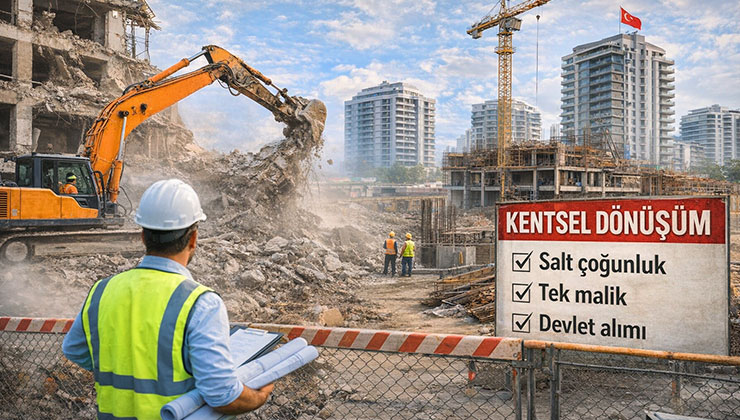 Kentsel dönüşümde yeni dönem: Tek imza, salt çoğunluk, devlet alımı