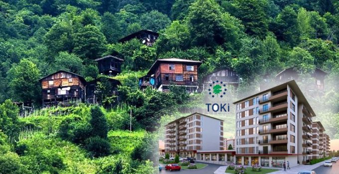 91 konut ve 12 dükkan için TOKİ’den Çamlıhemşin’e ihale