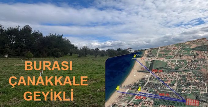 Geyikli’de 11 arsa 57,8 milyon TL’ye satışa çıktı