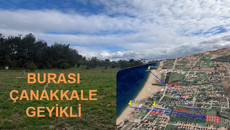 Geyikli’de 11 arsa 57,8 milyon TL’ye satışa çıktı