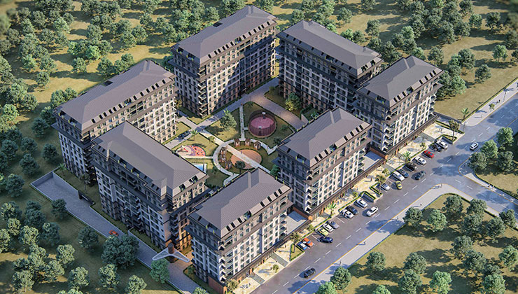 Luxera Sulkent, 445 konut ve 13 ticari üniteyle yükseliyor