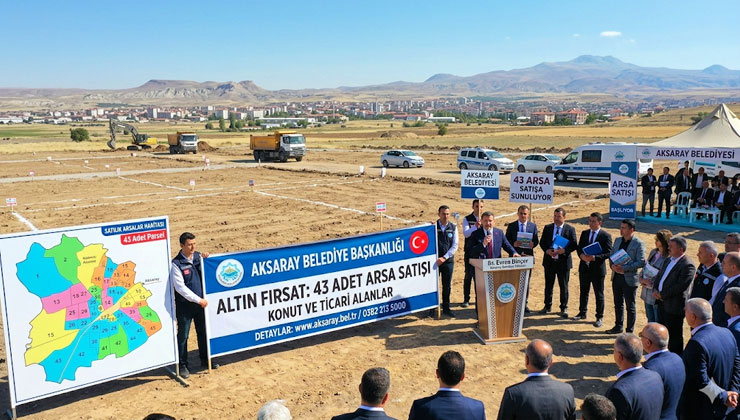 Aksaray Belediyesi 43 taşınmazı 3,63 milyar TL’ye satıyor