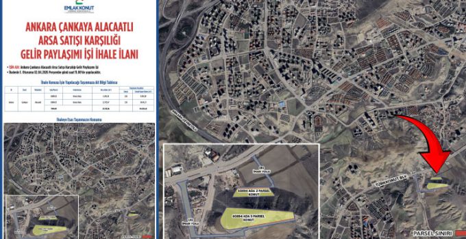 Emlak Konut’tan Ankara Çankaya’da 44 bin metrekarelik ihale