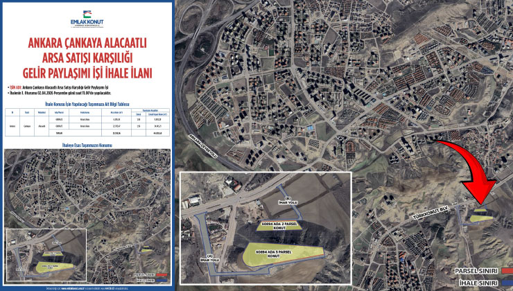 Emlak Konut’tan Ankara Çankaya’da 44 bin metrekarelik ihale