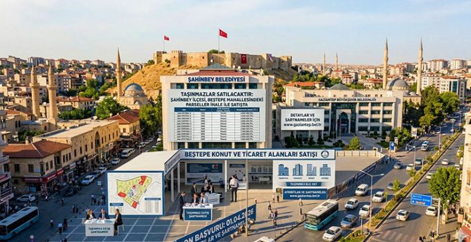 Gaziantep’te 9 arsa ihalesi: Toplam bedel 519 milyon TL