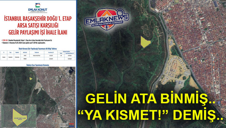 Başakşehir Doğu 1. Etaba en yüksek teklif İsra ve Aydur’dan!