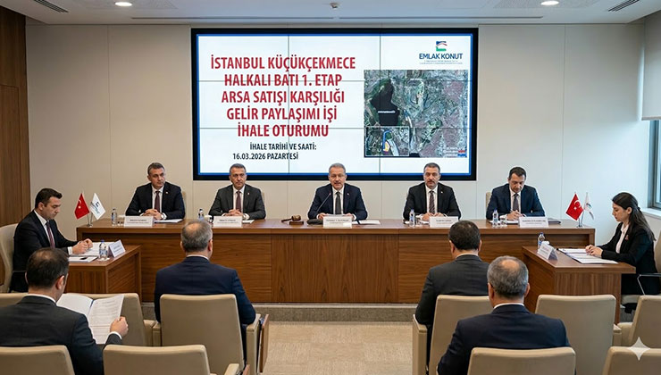Halkalı Batı 1. Etap arsa ihalesi 2. oturumu 16 Mart’ta