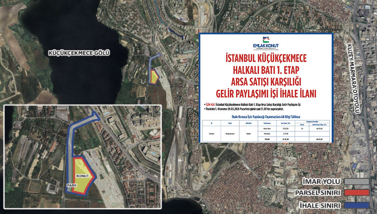 Emlak Konut GYO, Halkalı Batı 1. etap ihalesini 9 Mart’ta yapacak