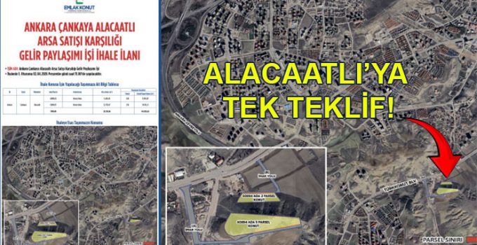 Emlak Konut’un Alacaatlı Arsası’na tek teklif Özbek Eskikale Ortaklığı’ndan!