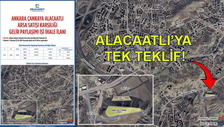 Emlak Konut’un Alacaatlı Arsası’na tek teklif Özbek Eskikale Ortaklığı’ndan!