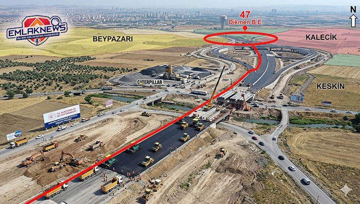 Polatlı Devlet Üretme Çiftliği Yolu’na 1,95 milyar TL’lik yatırım