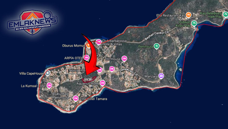 Antalya Kaş’a 393,7 milyon TL’lik yeni otel yatırımı