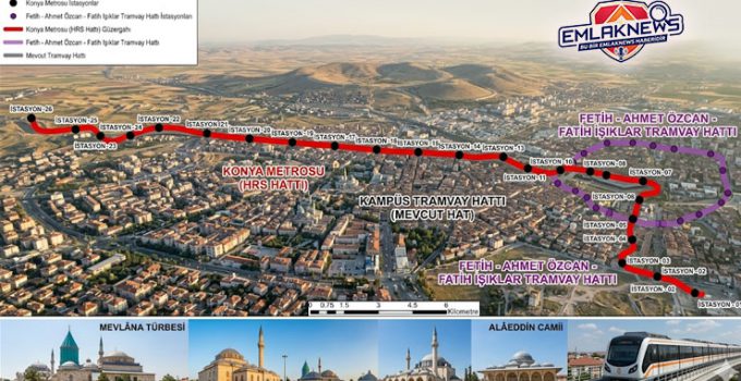 Konya Metrosu’nun 142,7 milyar TL’lik inşaatı, 2026’da başlayacak