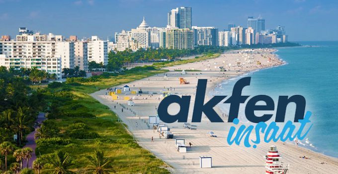 Akfen İnşaat Miami’de 14,5 milyon dolara 5 arsa satın aldı