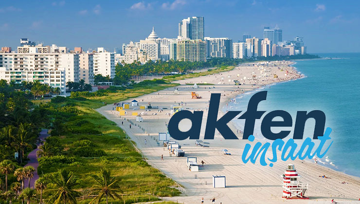 Akfen İnşaat Miami’de 14,5 milyon dolara 5 arsa satın aldı