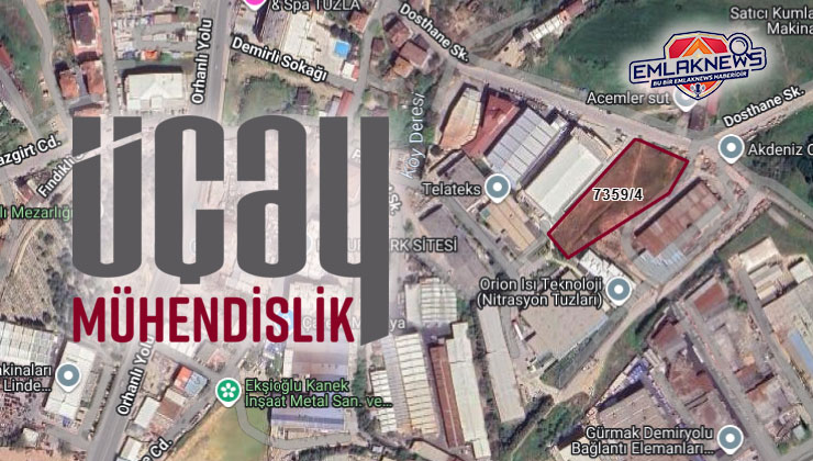 Üçay Mühendislik’ten Tuzla’da 105 milyon TL’lik arsa yatırımı