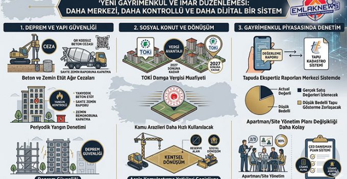 Yeni düzenlemeler tapu, imar ve kentsel dönüşümü nasıl etkileyecek?