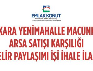 Emlak Konut GYO, Macunköy’deki arsa için ihale yapacak