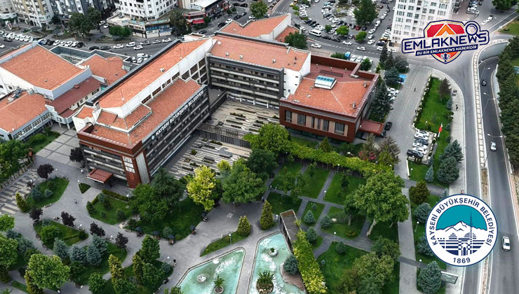 Kayseri’de belediye 459,5 milyon liralık 10 arsayı satışa çıkarıyor