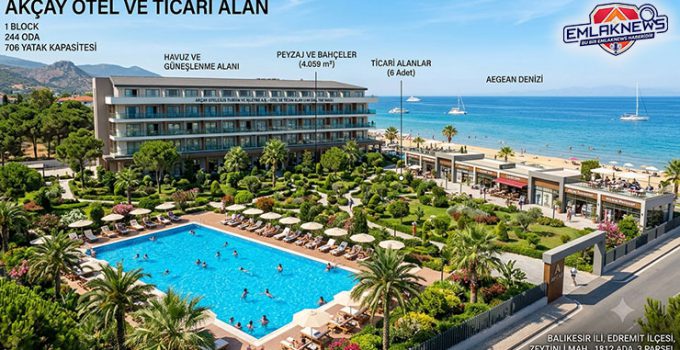 Edremit’e 829 milyon TL’lik yeni otel yatırımı geliyor