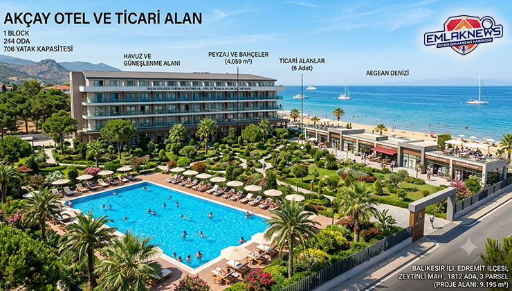Edremit’e 829 milyon TL’lik yeni otel yatırımı geliyor