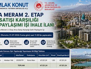 Emlak Konut, Konya Meram’da 67 bin metrekarelik arsa için ihaleye çıkıyor!