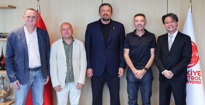 Koray GYO’dan TBF Başkanı Hidayet Türkoğlu’na ziyaret
