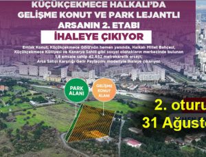 Halkalı Batı 2. Etap ihalesinin 2. oturumu 31 Ağustos’ta
