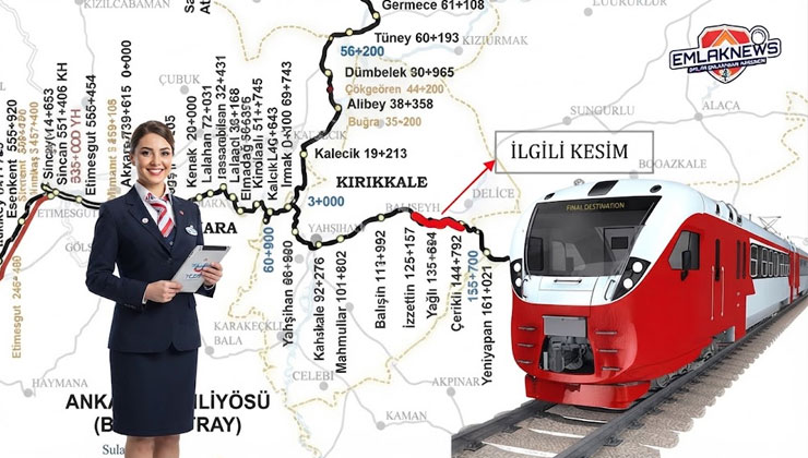 İzzettin Çerikli Demiryolu projesi ile Kırıkkale’ye 927 milyon TL’lik yatırım!