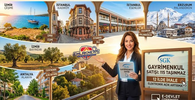 SGK’dan dev gayrimenkul satışı: 115 taşınmaz ihaleye çıkıyor